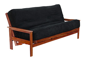 The Albany Futon Sofa Sleeper - Cherry