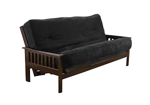 The Trinity Futon Sofa Sleeper- Dark Chocolate